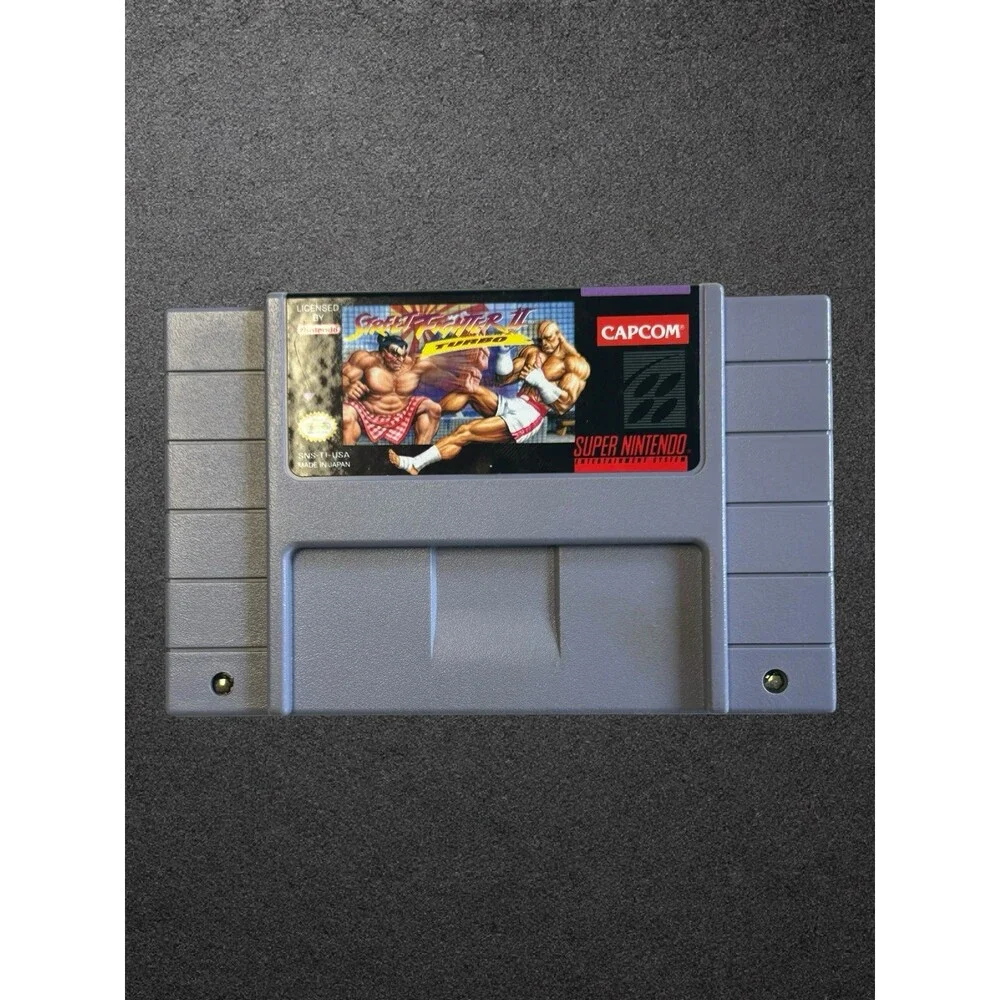 Street Fighter II Turbo (Super Nintendo SNES, 1993) CIB Complete Box Game Manual